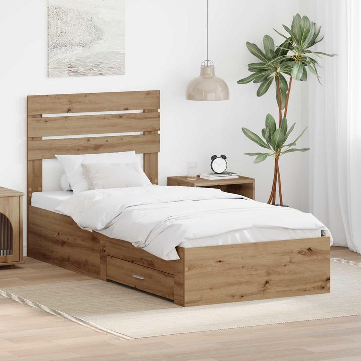 Produktbild vidaXL Aufbewahrungsbett (90 x 190 cm)