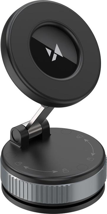 Wozinsky WUSM-01 Magnetische Autohalterung für Armaturenbrett/Windschutzscheibe - Schwarz