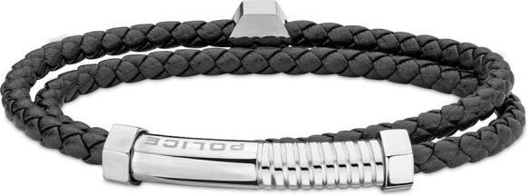 Actual product image Police DvojitÃ½ koženÃ½ náramek Bolt PEAGB2211242 (M)