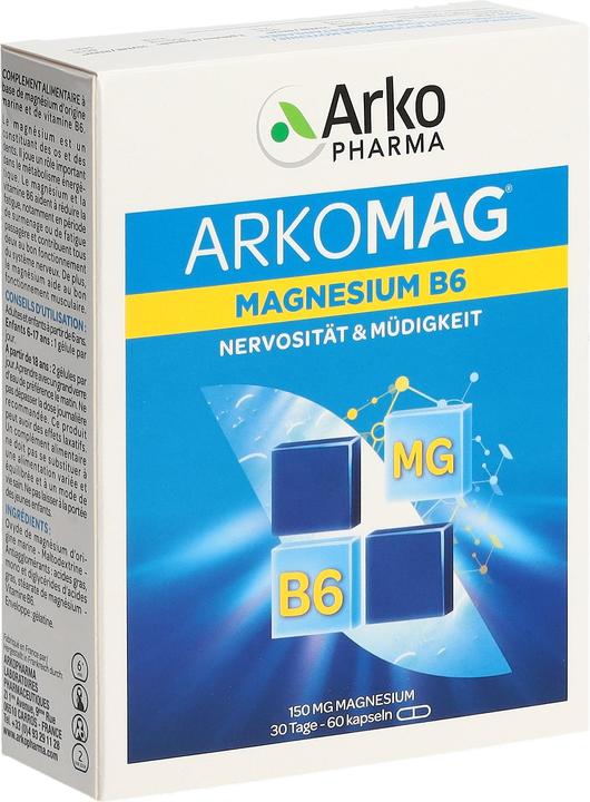Produktbild Arkopharma Magnesium B6 (60 Stück, Kapseln, 55 g)