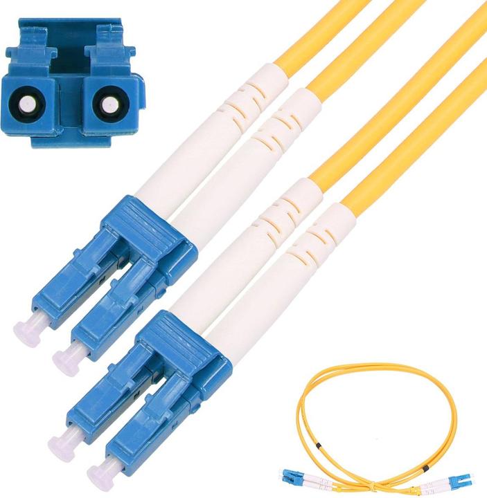 Produktbild Extralink LC/UPC-LC/UPC | Patchcord | Jednomodowy, Duplex, G657A1, 3mm, 1m (1 m)