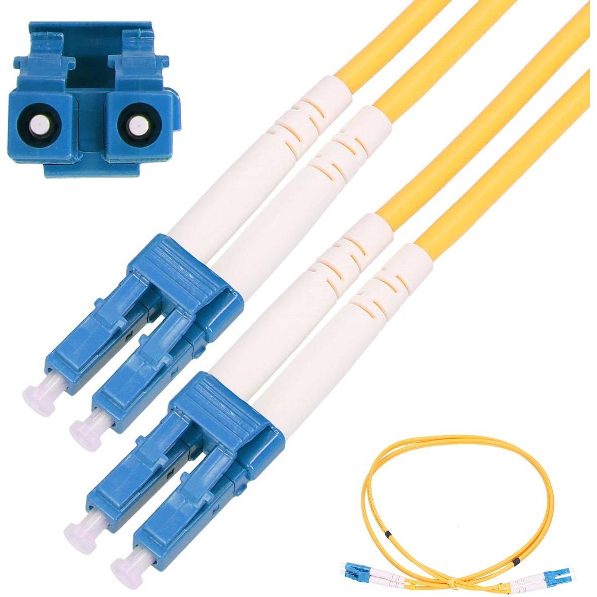 Extralink LC/UPC-LC/UPC 2m Patchcord Jednomodowy, Duplex, 9/125um, 3mm, 2m (S/UTP, 2 m), Netzwerkkabel