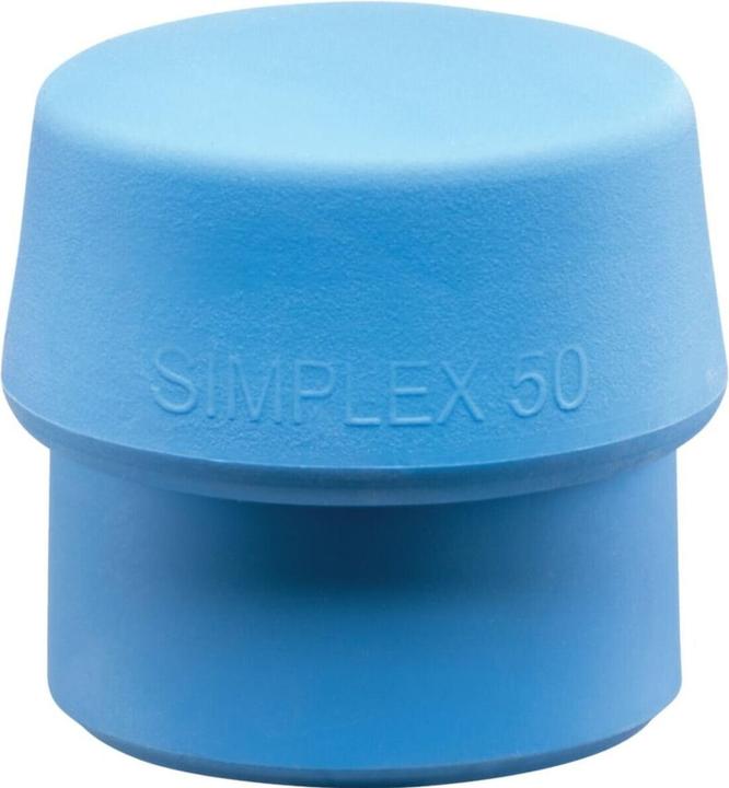 Halder Tête de marteau SIMPLEX Ø 60 mm TPE-soft bleu souple