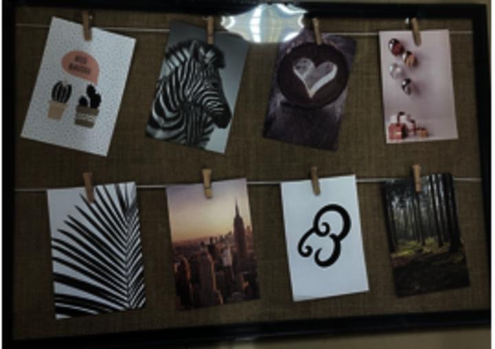 Image du produit Arti Casa Cadre de collage avec 8 clips (Tableau d'affichage)