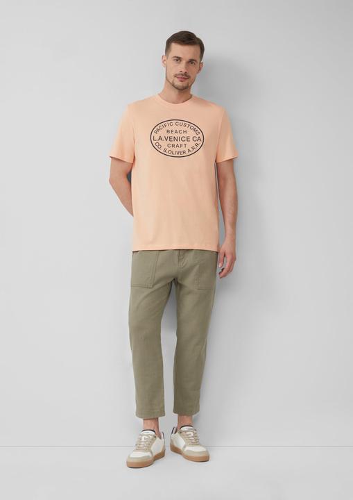Actual product image S.Oliver T-Shirt T-Shirt mit Crew Neck und Frontprint (M)