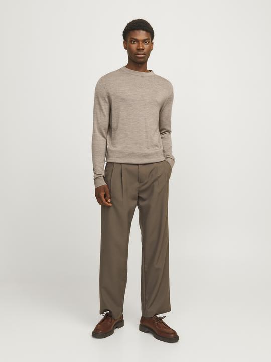 Produktbild Jack & Jones Einfarbig Strickpullover mit Rundhals Strickpullover mit Rundhals (S)