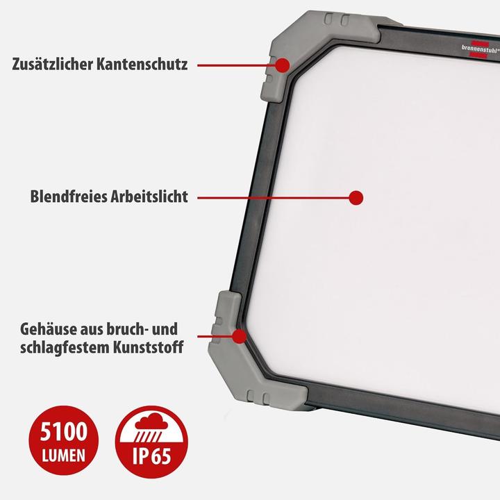 Produktbild Brennenstuhl Mobiler LED Strahler DINORA 5050 5100lm, IP65, 5m H07RN-F2x1.0 (5100 lm)