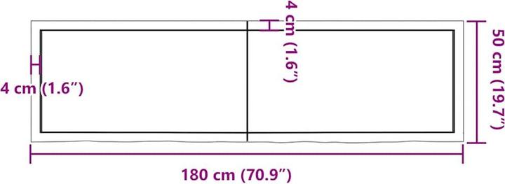 Immagine prodotto vidaXL Saba (180 x 4 x 50 cm)