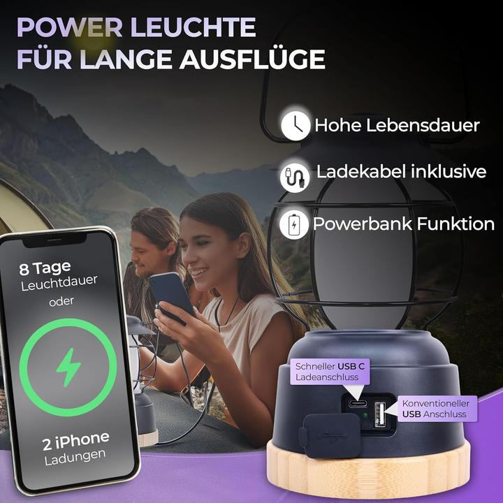 Produktbild Lilatec Outdoor LED-Camping-Laterne