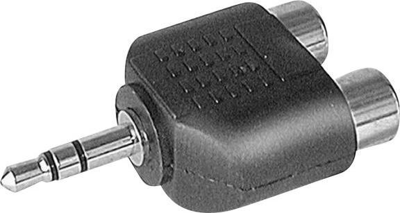 Produktbild Exertis Connect Cinchadapter 3,5 mm Stereo Klinkest./2x Cinch Bu.