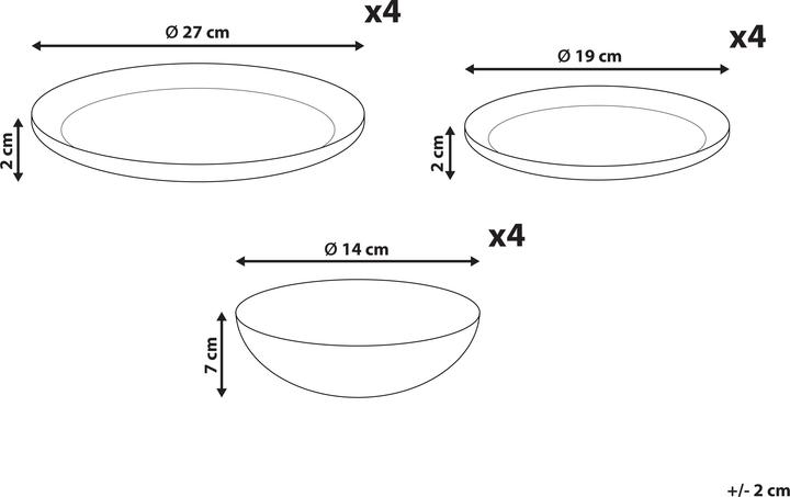 Image du produit Beliani Galangal (12 pcs)