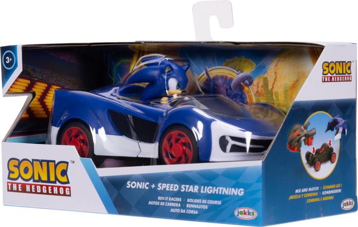 Image du produit Jakks Pacific Sonic the Hedhehog, verschiedene Fahrzeug+Figur, 7 cm