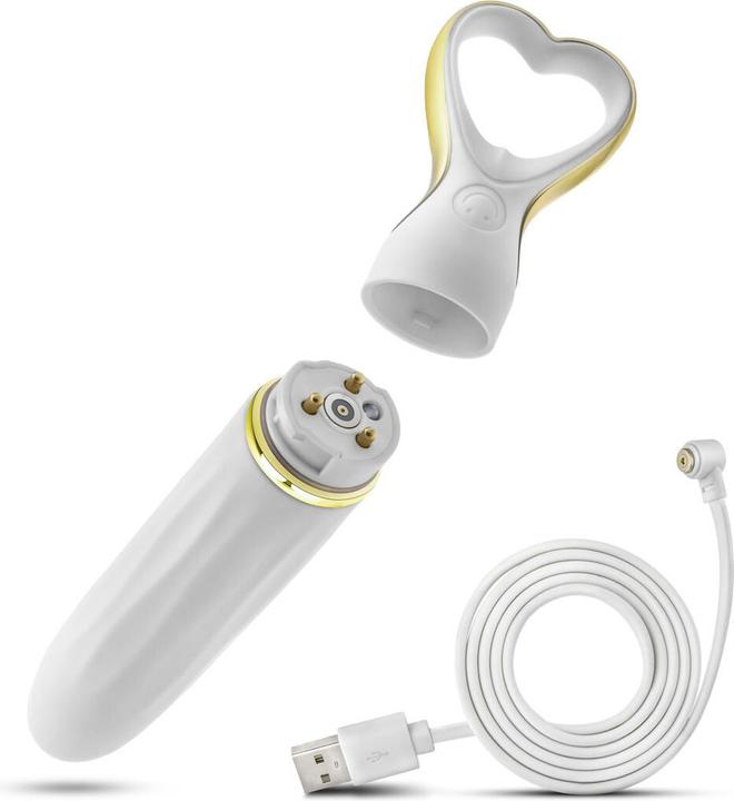 Produktbild Blush delice heartthrob white bouquet