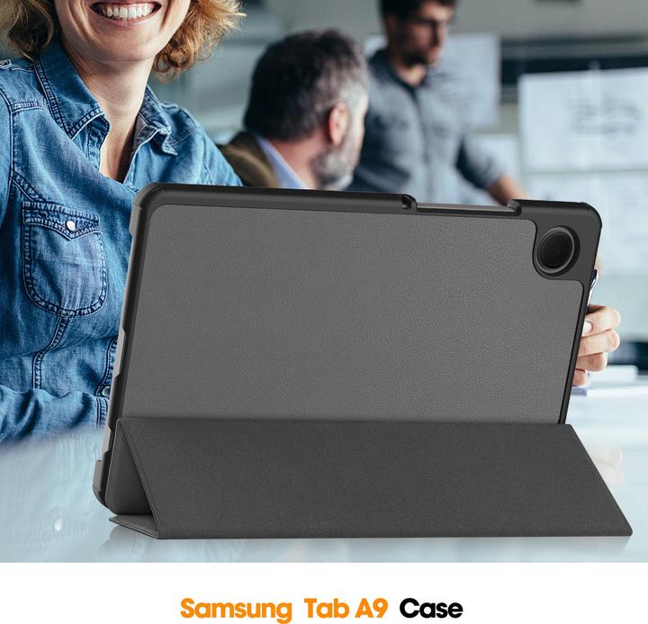 Produktbild Lobwerk Tablet Hülle für Samsung Galaxy Tab A9 X110 X115 X117 2023 8.7 Zoll Slim Case Etui mit Standfunktion (Samsung Galaxy Tab A9)