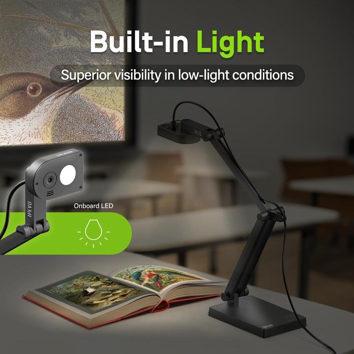 Produktbild Ipevo V4K Ultra 13MP Dokumenten-/Webkamera (UHD)