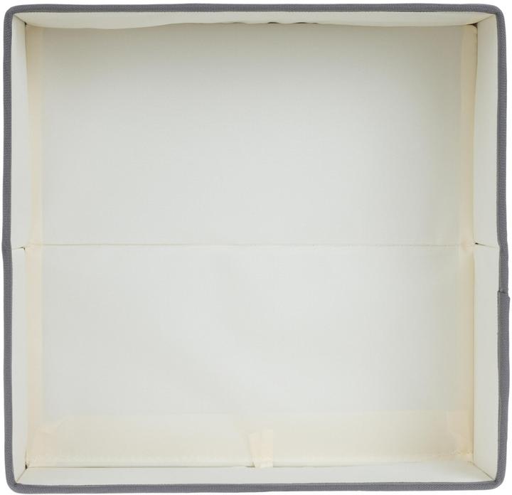 Actual product image Cocon Aufbewahrungsbox L Grau, 2 Stück, Materialtyp: Textil (29 cm, 2x)