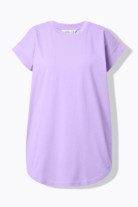 Actual product image Studio Untold Cap Sleeve Rounded Hem Tunic Tee (42, 44)