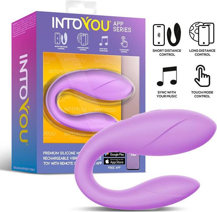 Actual product image IntoYou Vibrator für Paare mit App - Lila