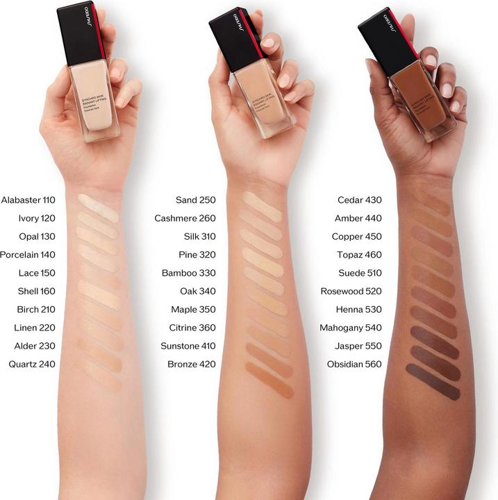 Actual product image Shiseido Synchro Skin Radiant Lifting Foundation - 30 Ml (150-Lace, Lace)