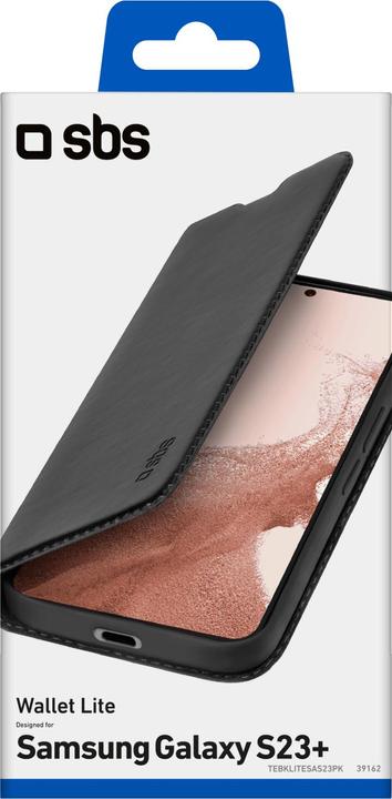 Actual product image SBS Bookcase Wallet-Lite Case for Samsung Galaxy S23+ black (Samsung Galaxy S23+)