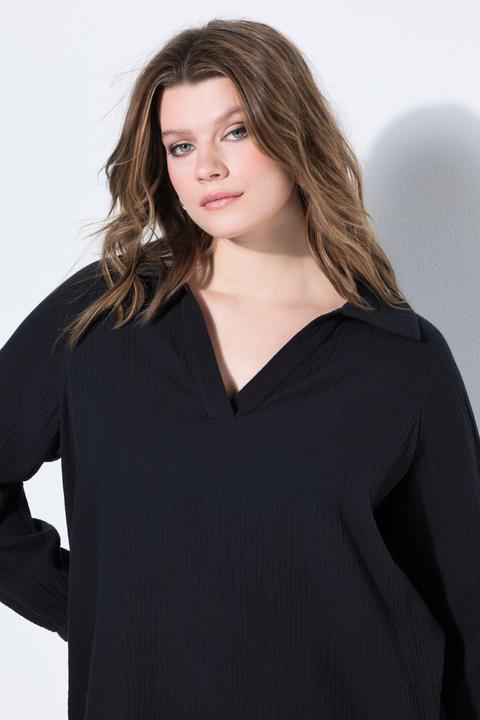 Immagine prodotto Studio Untold Musselin Tunika, weiter Raglan-Langarm (58, 60)