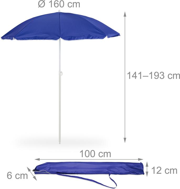 Produktbild Relaxdays Sonnenschirm (1.60 m)