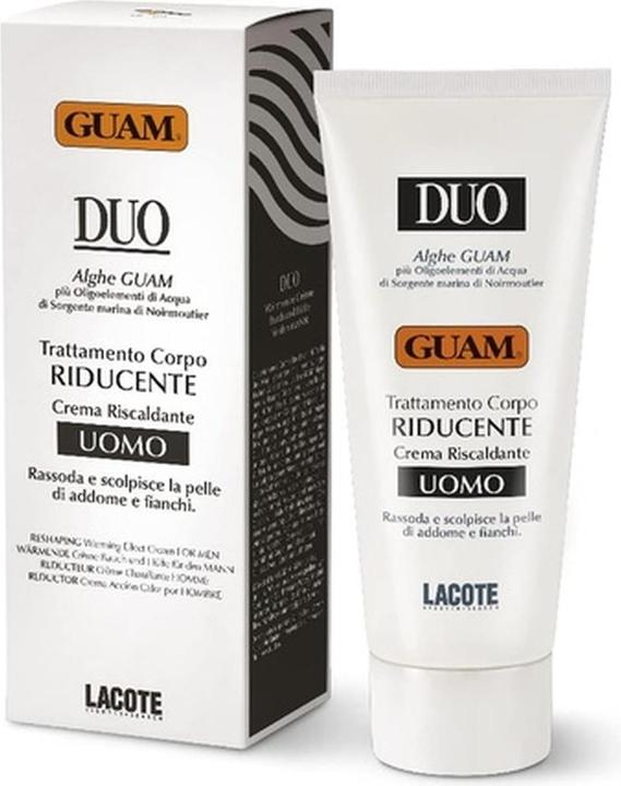 Immagine prodotto Guam Duo Uomo Crema Rassodante e Riscaldante Pancia e Fianchi Uomo (Crema corpo, Olio corpo, 200 ml)