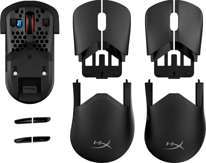Produktbild HP HyperX Pulsefire Saga Pro Wireless-Gaming-Maus (schwarz) (Kabelgebunden)