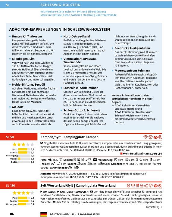 Immagine prodotto Adac Campingführer Deutschland/Nordeuropa 2026 (Tedesco, 2025)