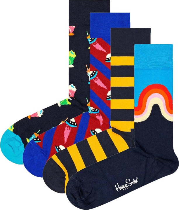 Actual product image Happy Socks Navy Gift Set (pack of 4, 41 - 46)