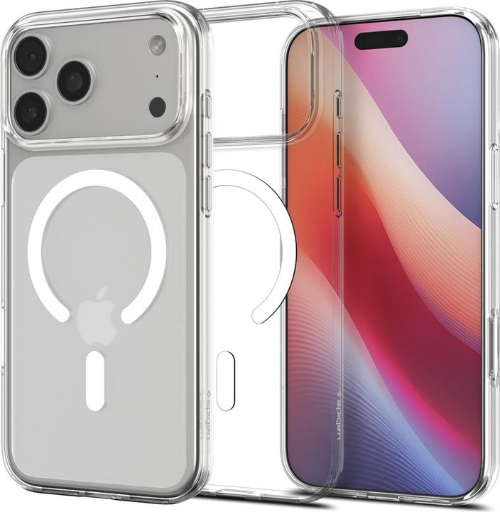Actual product image Spigen - Liquid Crystal MagSafe - iPhone 17 Pro - Clear / White (Apple iPhone 17 Pro)