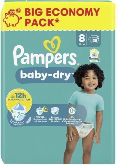 Produktbild Pampers Baby Dry Pants (Gr. 8, Tragepack, 38 Stk.)