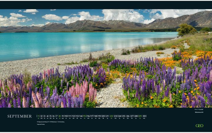 Image du produit Neumann GEO - Calendrier mural Moments in Nature 2025 - Fascinantes photographies de la nature, format (58 x 36 cm)