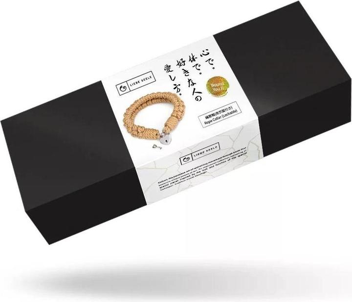 Image du produit Liebe Seele Bound You II Shibari Bondage Rope Collier avec serrure en forme de coeur