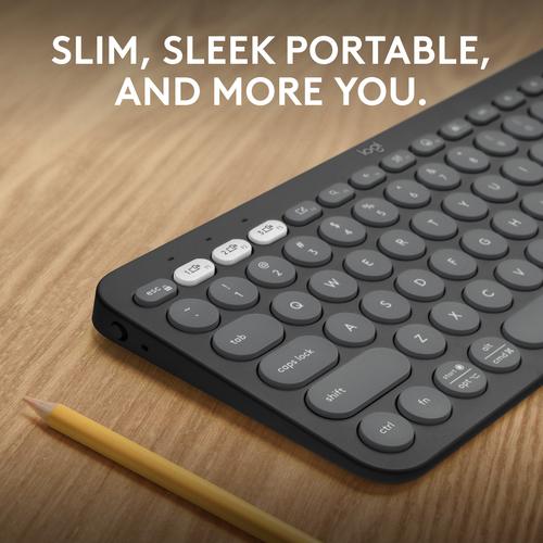 Produktbild Logitech PEBBLE KEYS 2 K380S TONAL (FR, Kabellos)