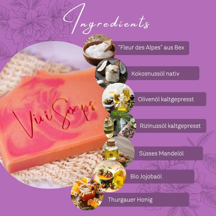 Immagine prodotto Vivi Soaps Fleur des Alpes - Salzseife (Sapone duro)