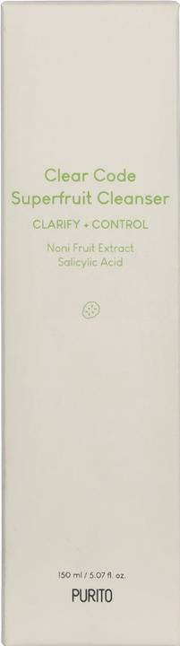 Actual product image Purito Clear Code Superfruit Cleanser (Cleansing Foam, 150 ml)