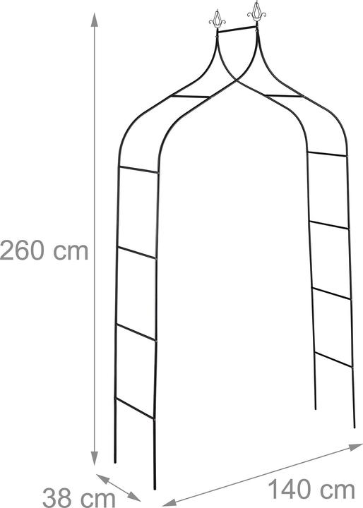 Productafbeelding Relaxdays Rozenboog (38 cm, 140 cm)