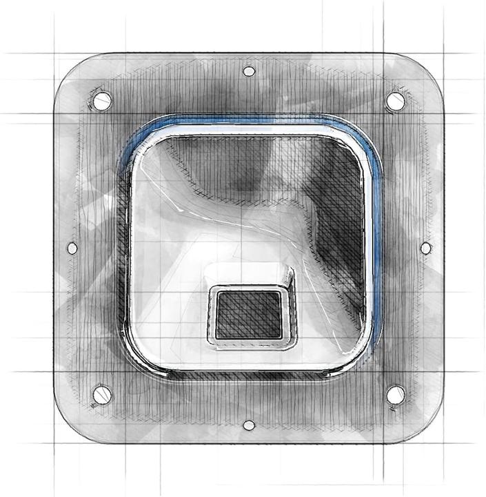 Actual product image Ekey 204703 Fingerprint access system top-hat rail IP54 (Fingerprint)