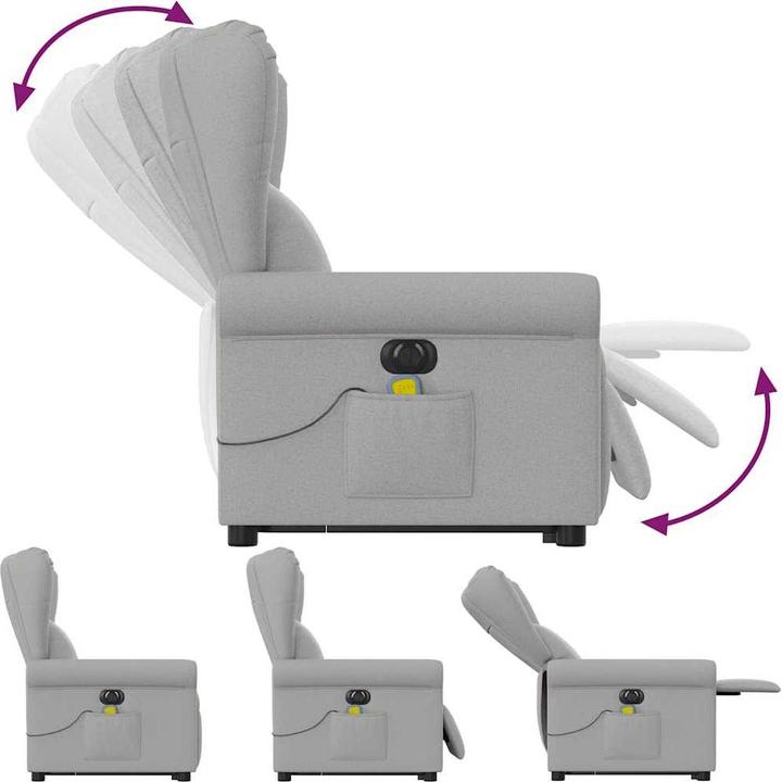Image du produit vidaXL Massagesessel mit Aufstehhilfe
