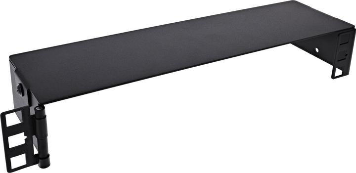 InLine ® 10" Mini Rack zur Wandmontage, 1HE, 7,6cm Tiefe, schwarz (1 RU, 10 inch rack)