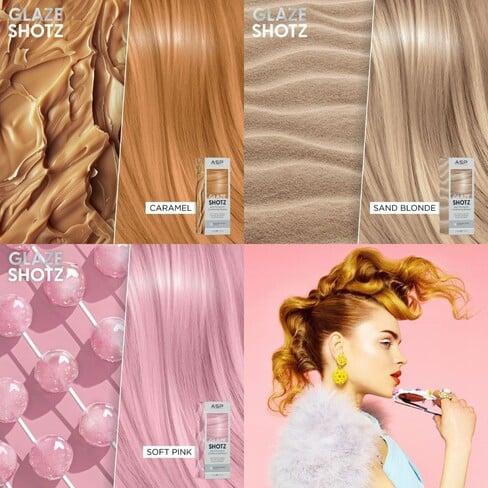 Image du produit A.S.P. Glaze Shotz (Conditioning Masque, 1 unit, Semi-Permanent Soft Pastel)