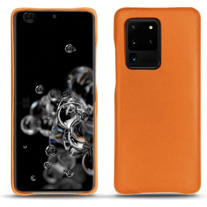Noreve Lederschutzhülle (Samsung Galaxy S20 Ultra 5G), Smartphone Hülle, Orange