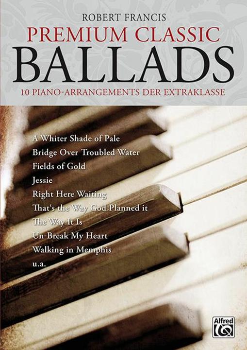 Actual product image Premium Classic Ballads. 10 piano arrangements in a class of their own. With CD! (German, Robert Francis, 2013)
