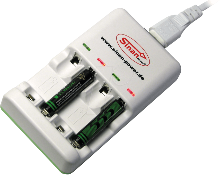 Produktbild Intertech SinanPower Battery Charger CT-515 (1 Stk., AAA, AA, Ladegerät inkl. Akku)