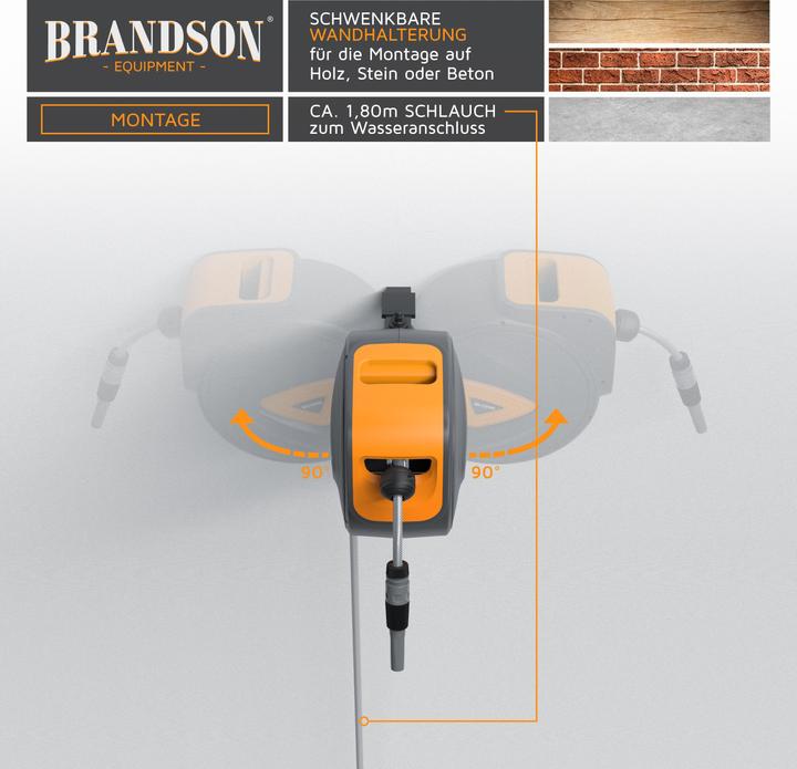 Produktbild Brandson Schlauchtrommel (30 m)