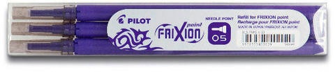 Produktbild Pilot FriXion Refill Point Set Set à 3 (Ersatzmine, Violett, 0.25 mm)