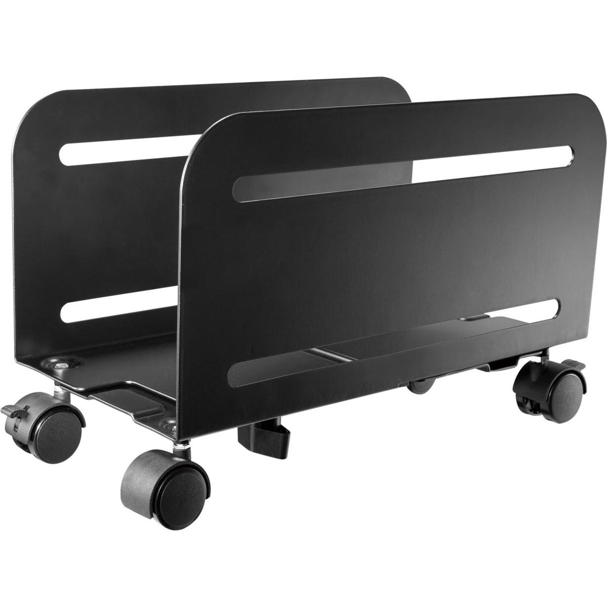 Ewent Soporte De Cpu Movil Universal De Metal, Accessori per PC, Nero