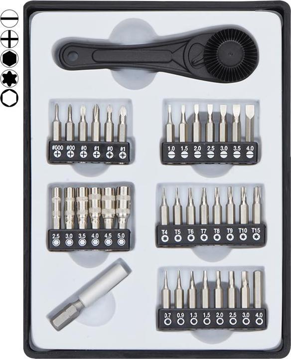 Actual product image Donau Mini Ratchet Box With 35 Bits