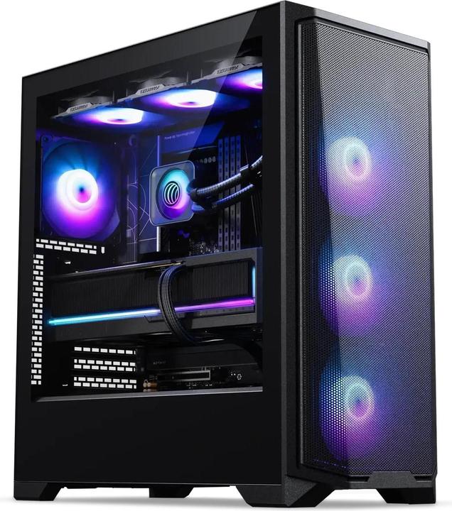 Immagine prodotto Phanteks PC-Gehäuse Eclipse G370A RGB Schwarz, Unterstützte (mATX, Mini-ITX, ATX, E-ATX, SSI EEB)